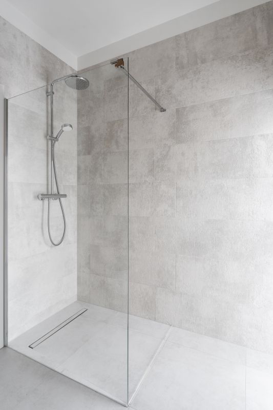 Stylish Shower with Frameless Glass